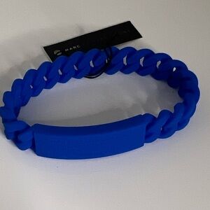 Marc By Marc Jacobs Vibrant Blue Silicone Bracelet